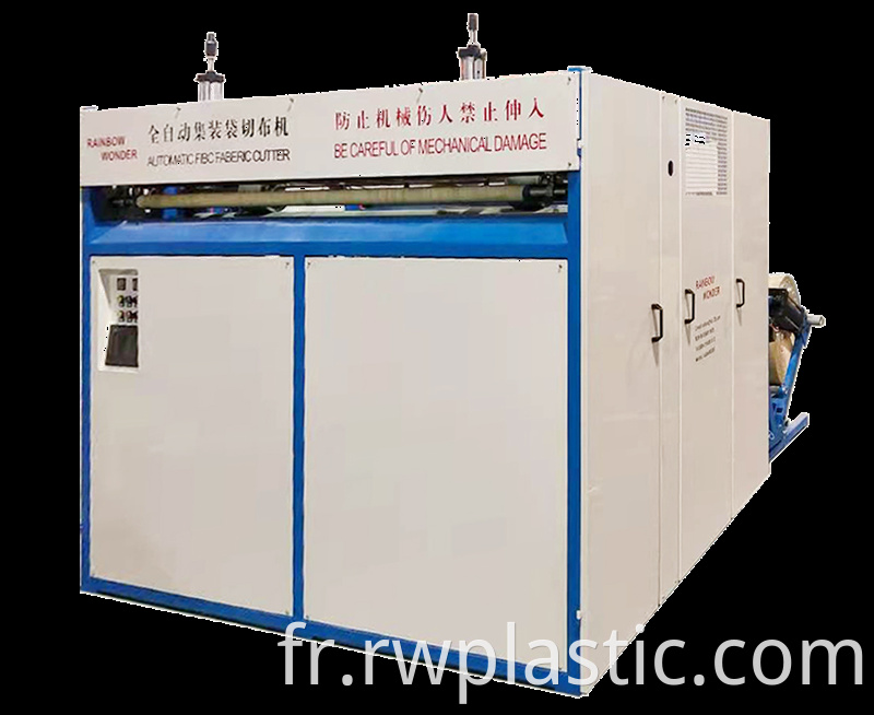 Automatic container bag cutting machine